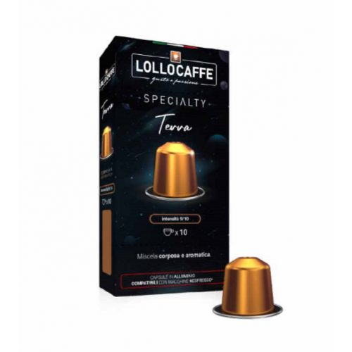 10 ks LolloCaffé Specialty Edition Terra Nespresso kompatibilná kávová kapsula