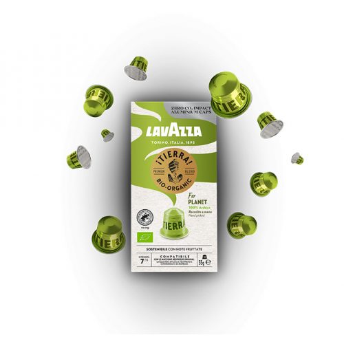 10 ks Caffè Lavazza Tierra Bio-Organic 100% Arabica Nespresso kompatibilná kávová kapsula