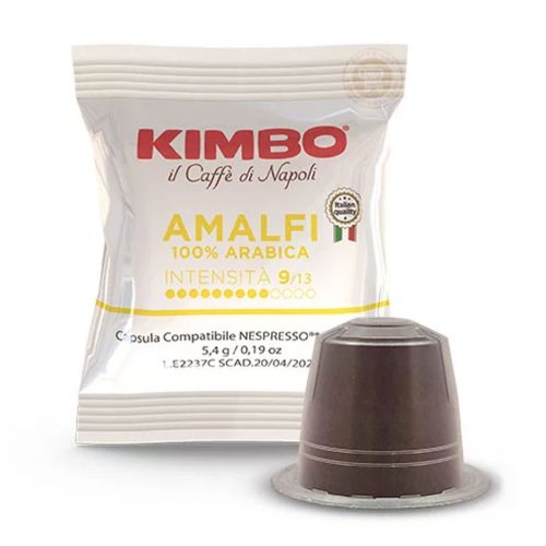 1 ks Caffè Kimbo Amalfi 100% Arabica Nespresso kompatibilná kávová kapsula