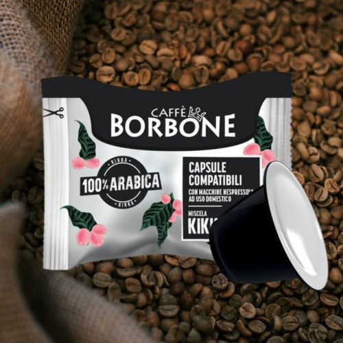 1 ks kávovej kapsuly Caffè Borbone Kikka Respresso 100% Arabica kompatibilnej s Nespresso