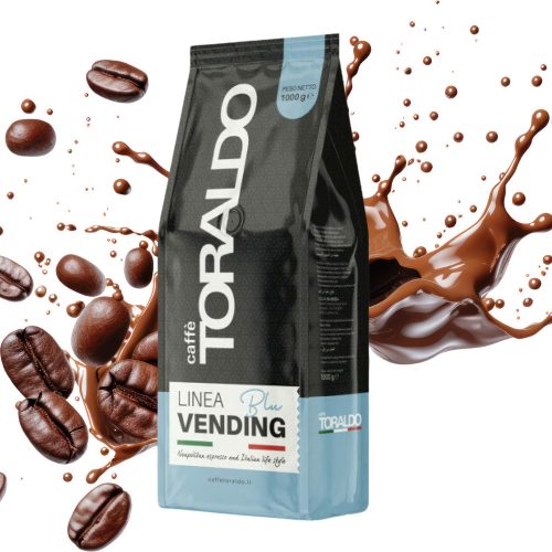 1kg Caffè Toraldo Vending Linea Blu zrnková kávová zmes