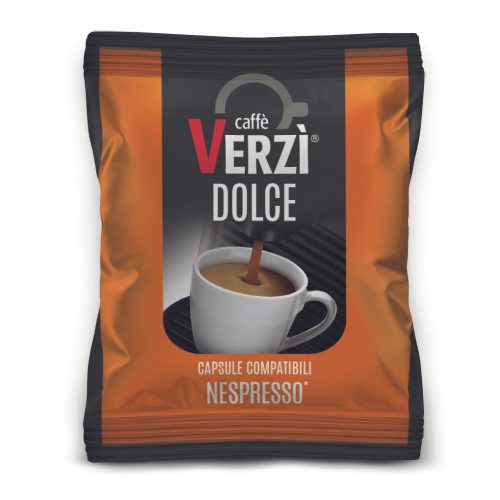 1 ks Caffè Verzì DOLCE Nespresso kompatibilná kávová kapsula